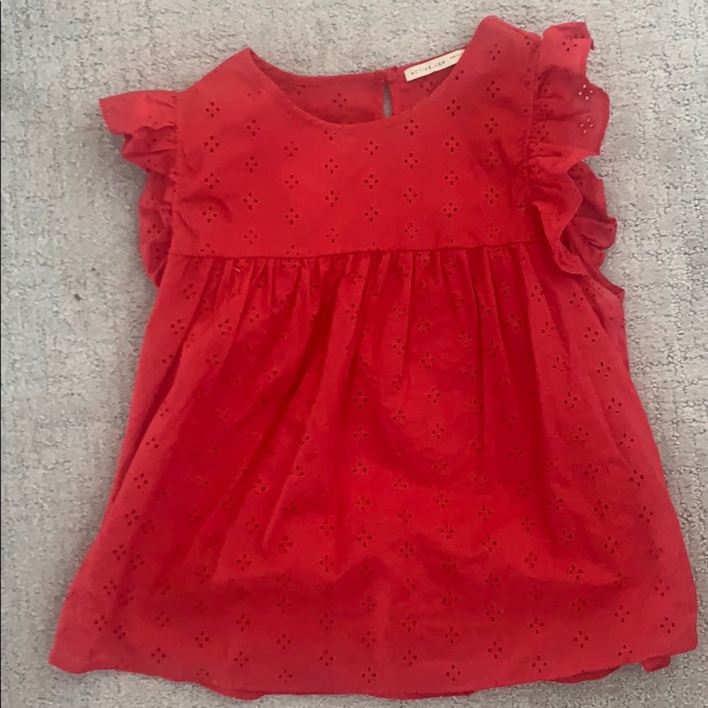 Red Babydoll top